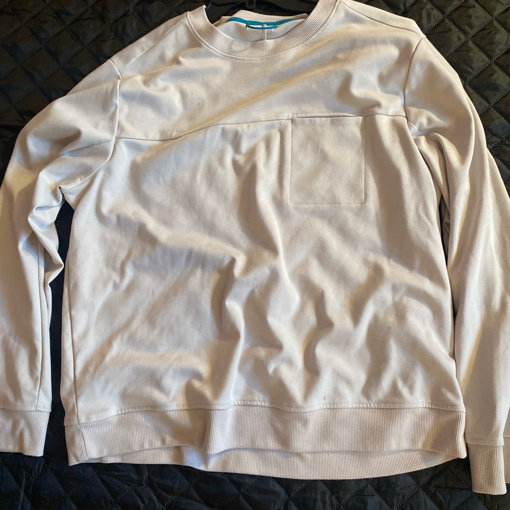All in Motion Men's Cream Crewneck Sweater